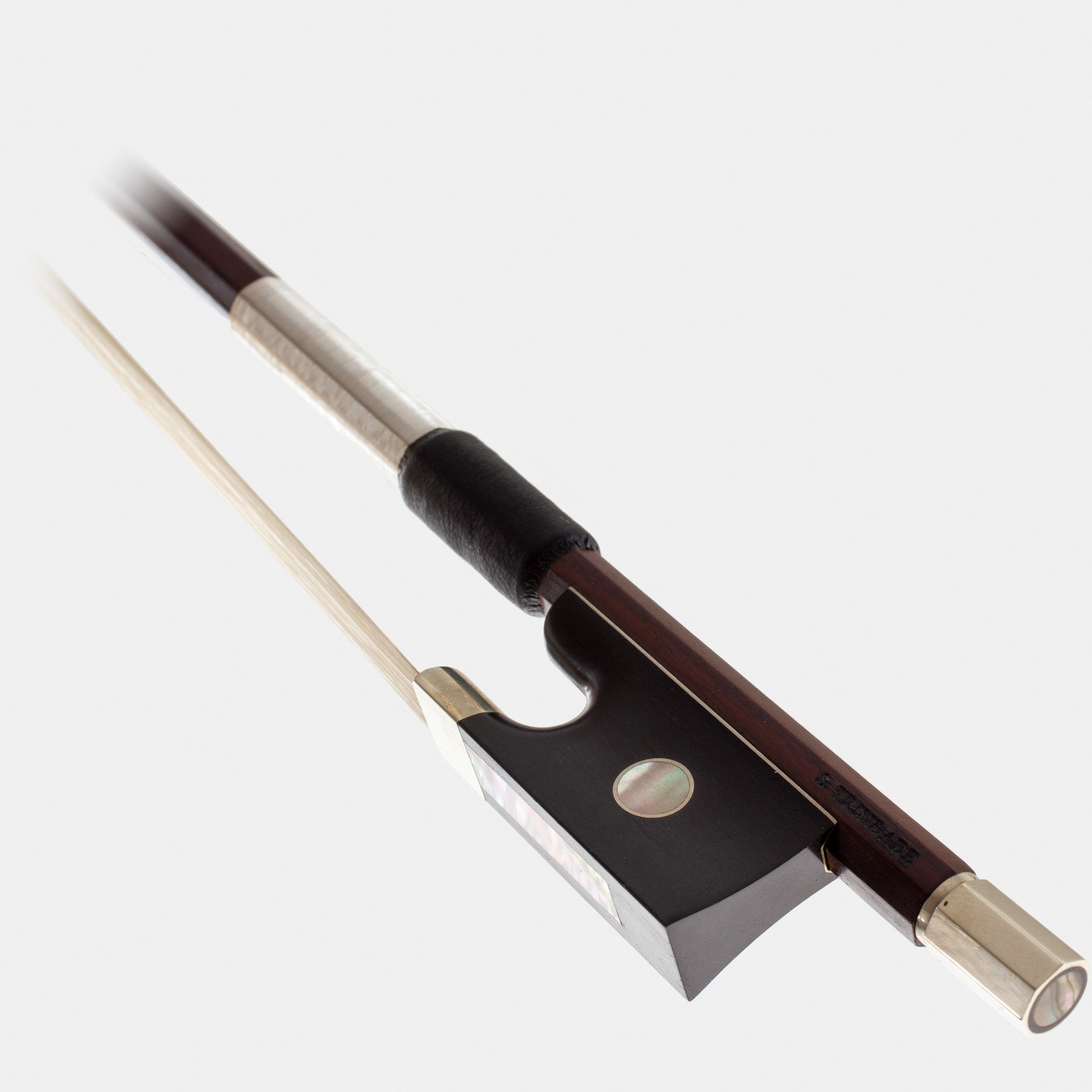 Nickel Half-Mounted Violin Bow