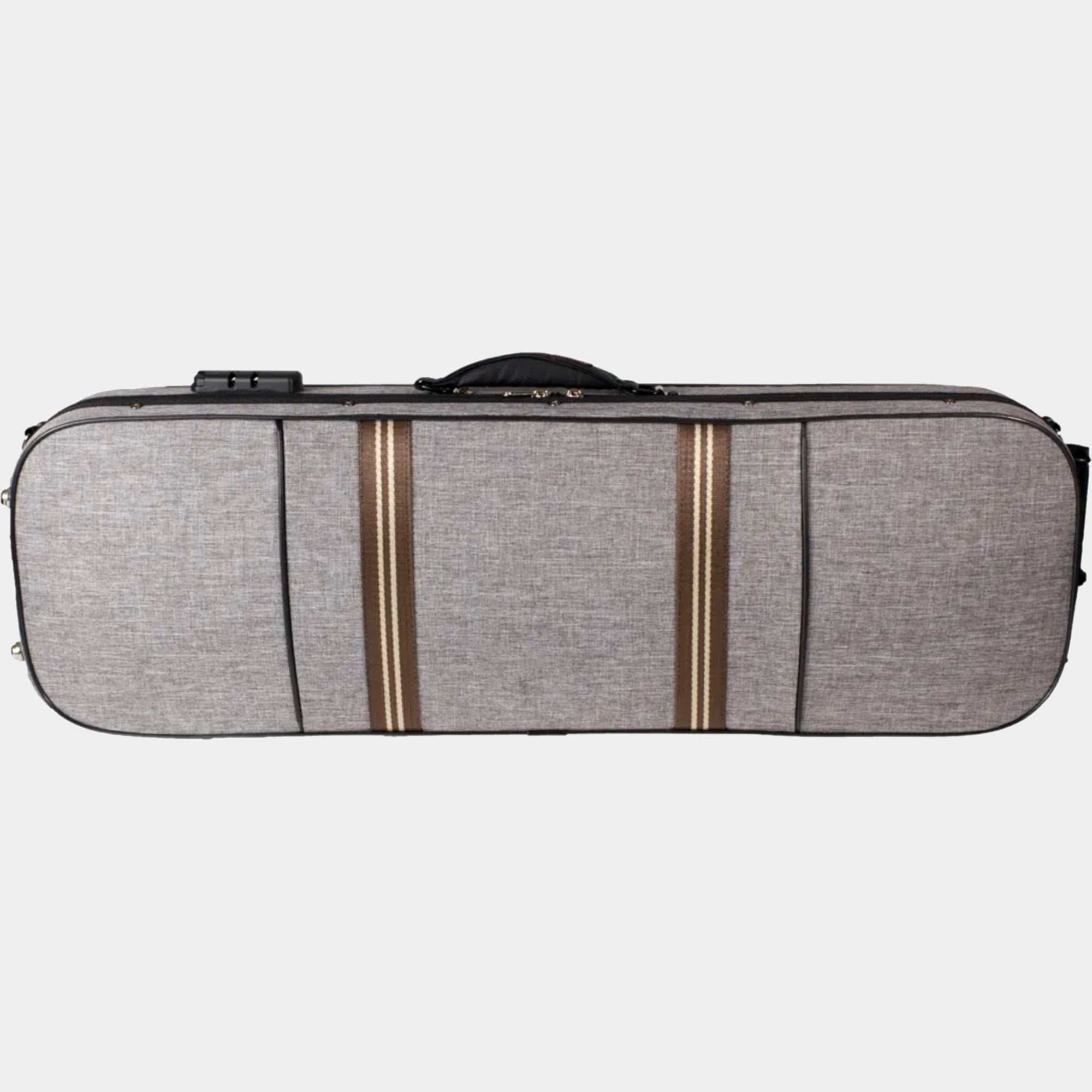 Oblong Striped Violin Case