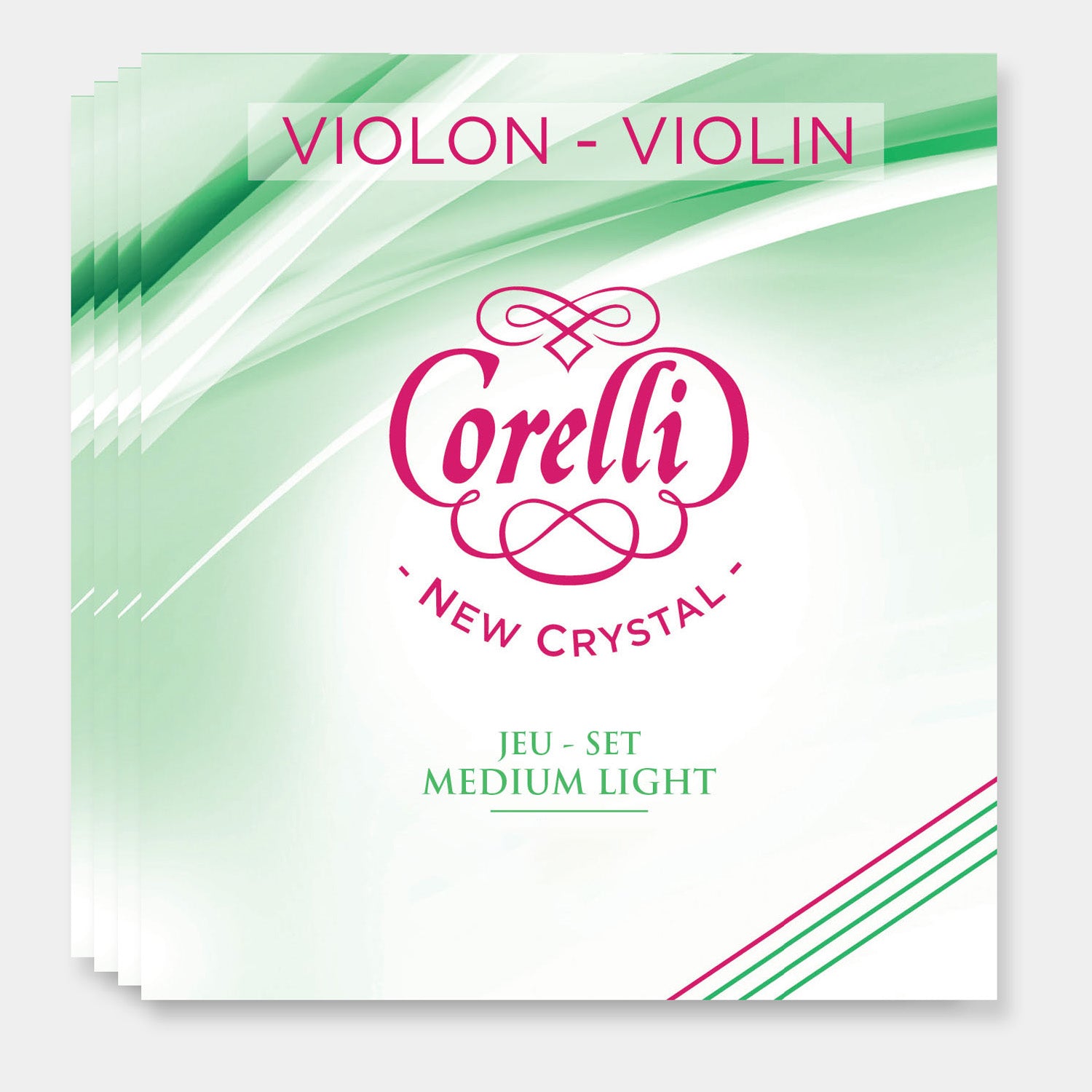 Corelli New Crystal Violin String Set