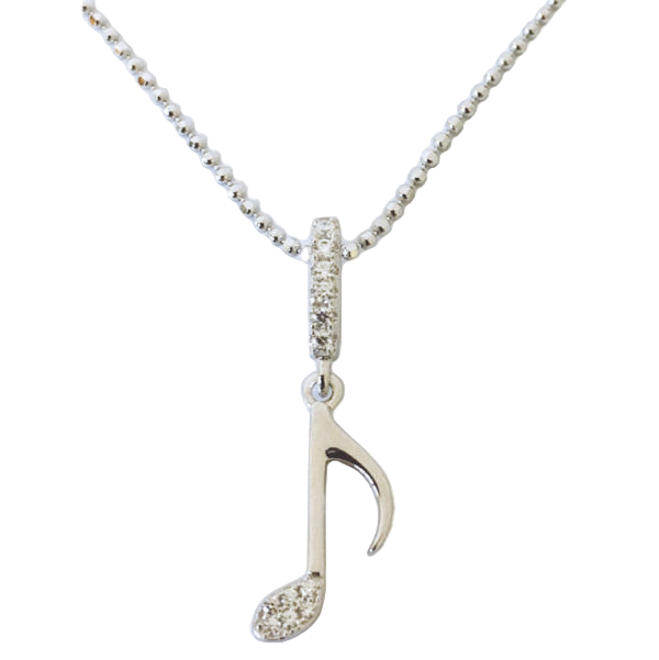Sterling Silver Quaver Pendant