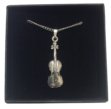 Pewter Violin Pendant