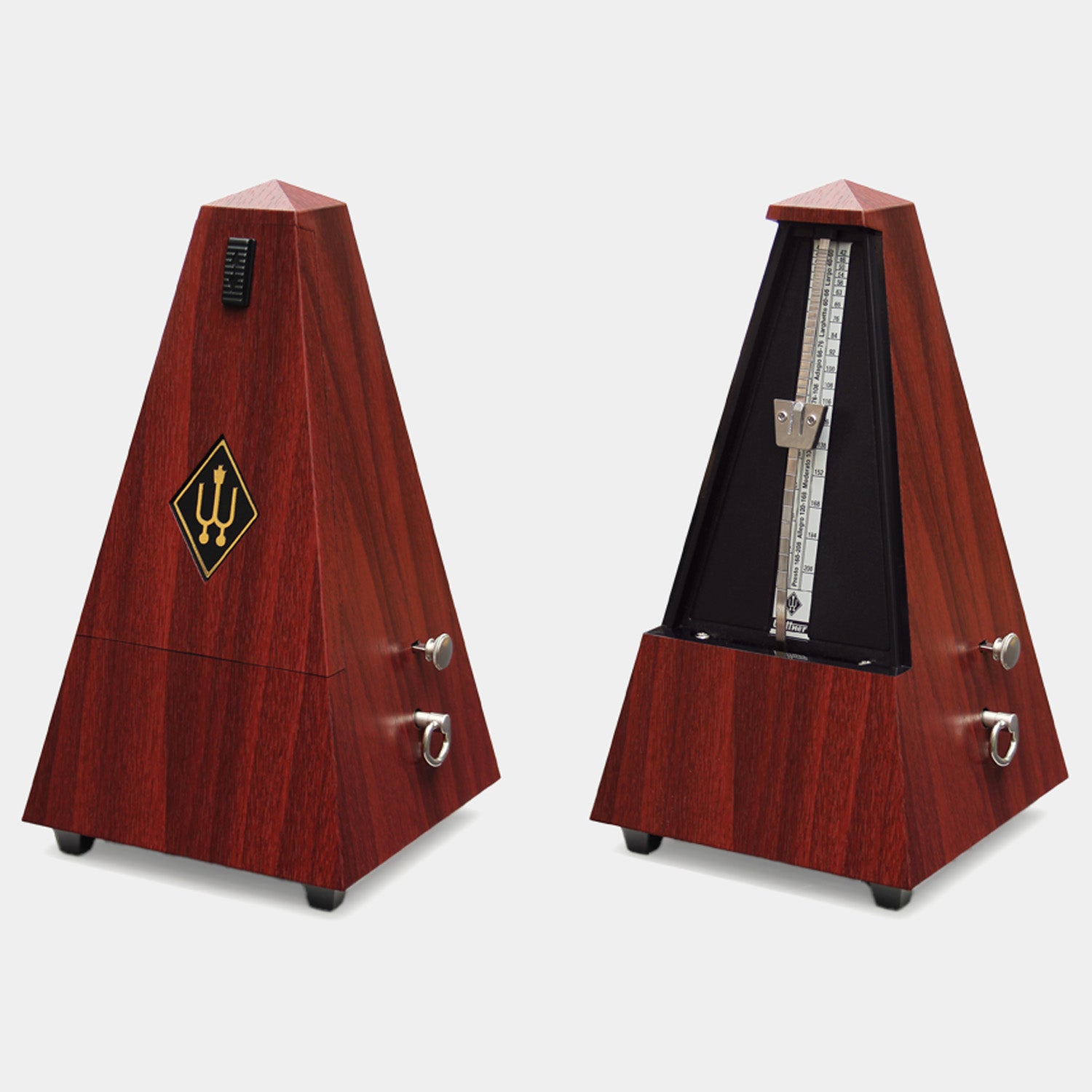 Metronome in Mahogany Grain Plastic Casing