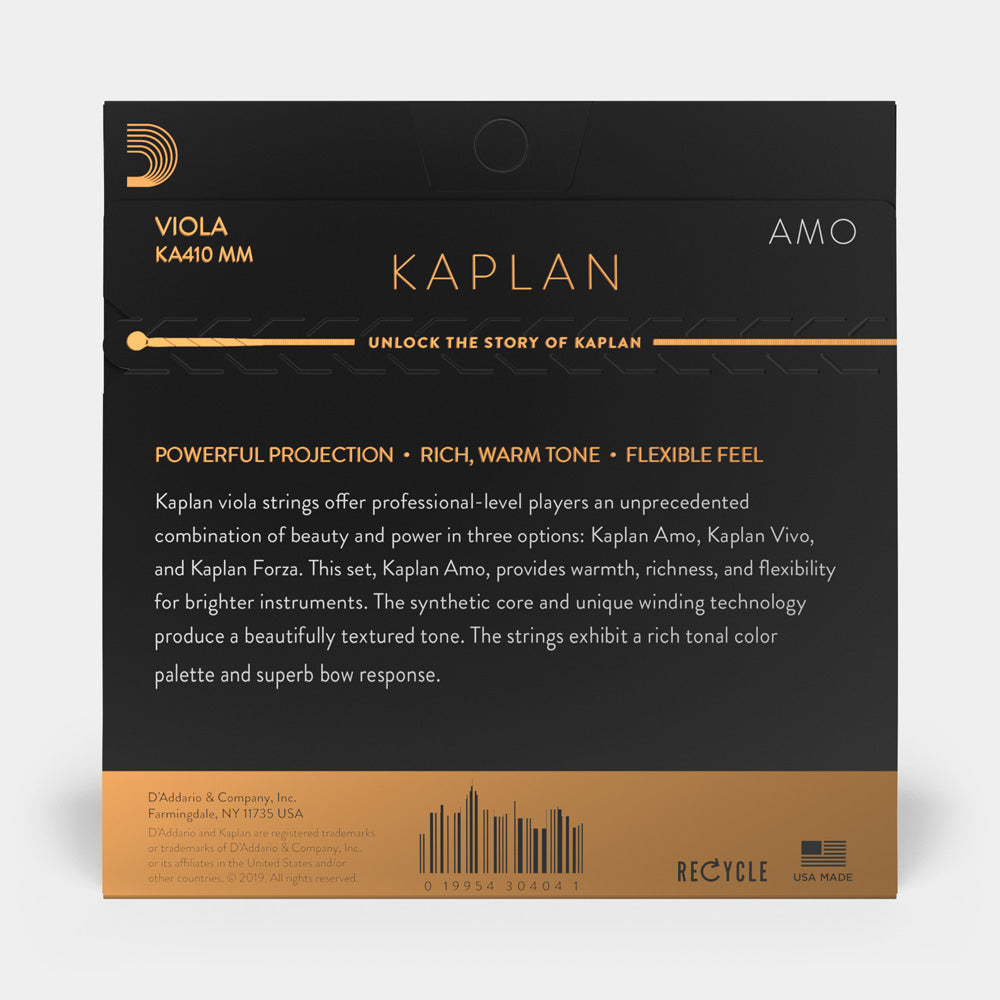 Kaplan Amo Viola String Set