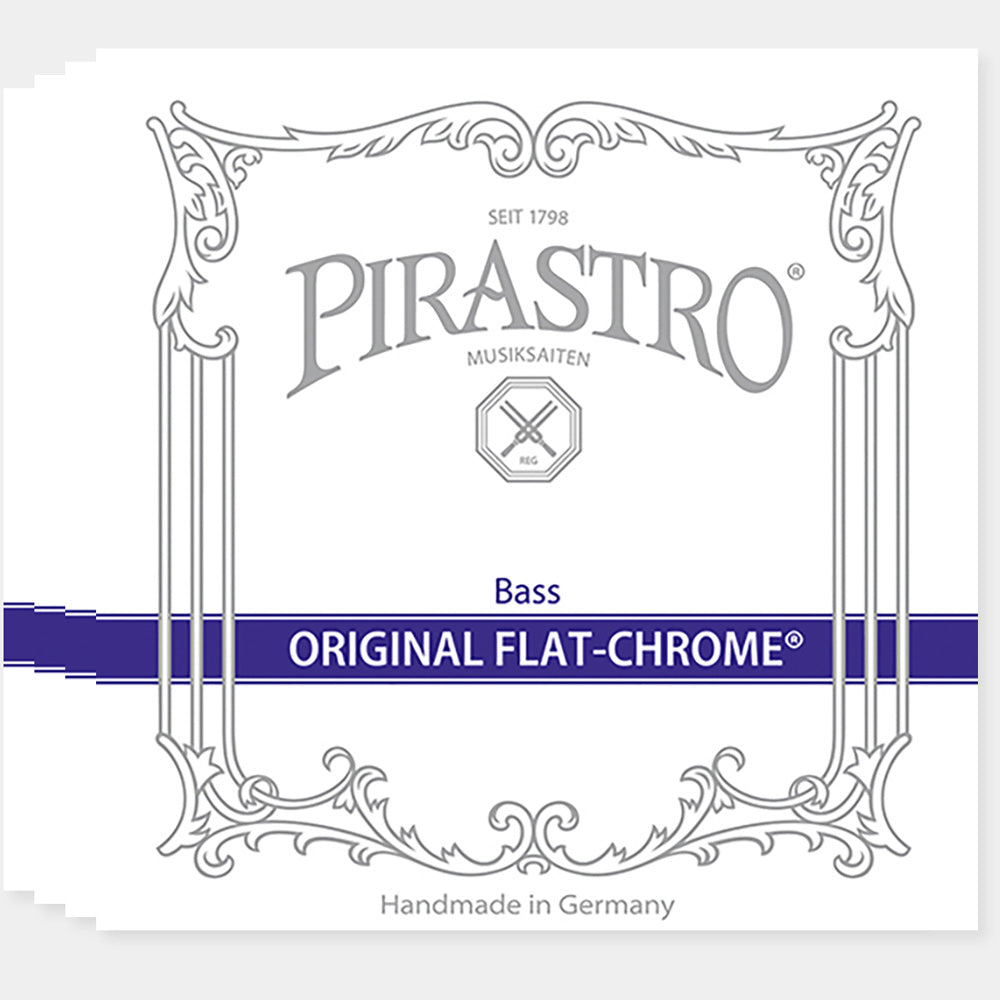 Original Flat-Chrome Orchestra Bass String Set