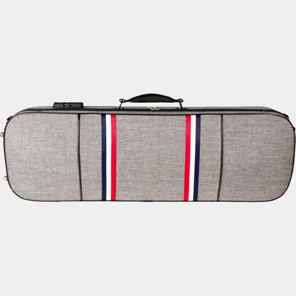 Oblong Striped Violin Case