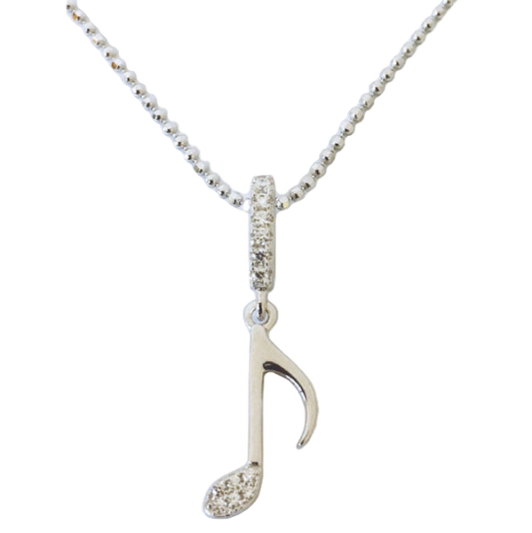 Sterling Silver Quaver Pendant