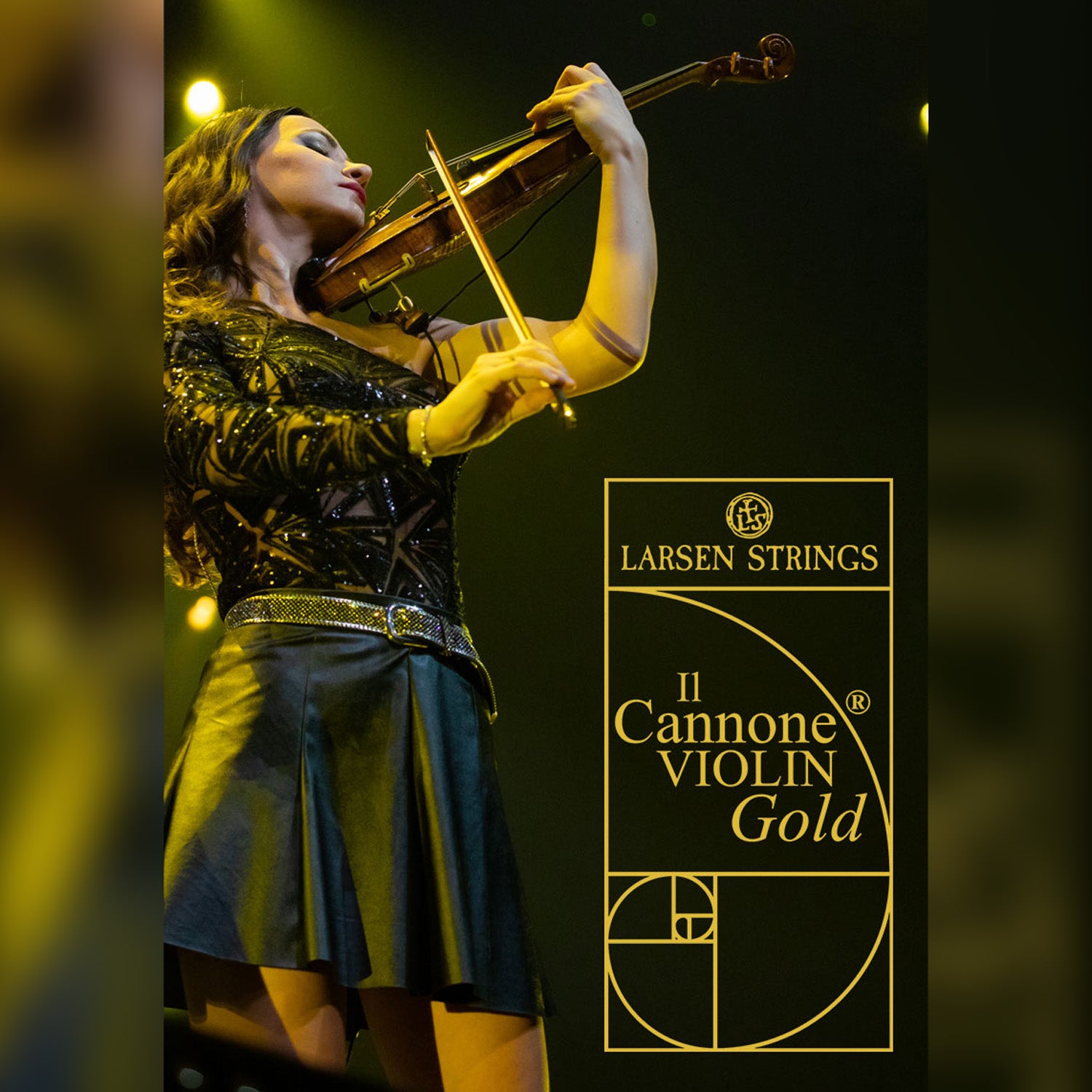 Il Cannone Gold Violin String Set