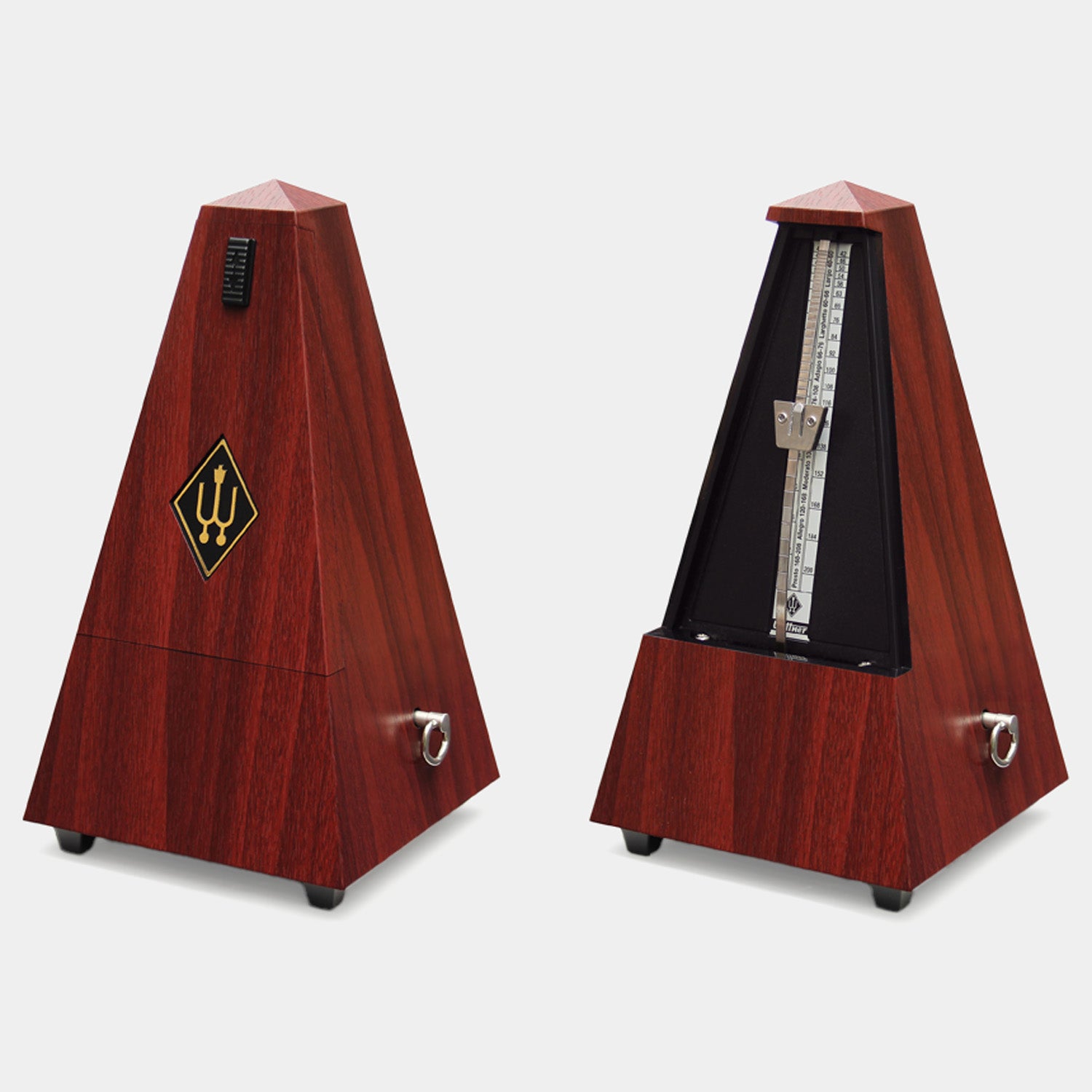 Metronome in Mahogany Grain Plastic Casing