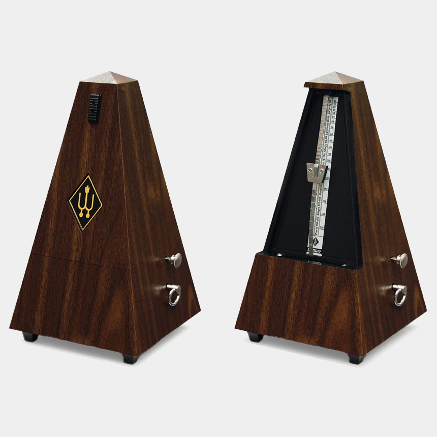 Metronome in Walnut Grain Plastic Casing