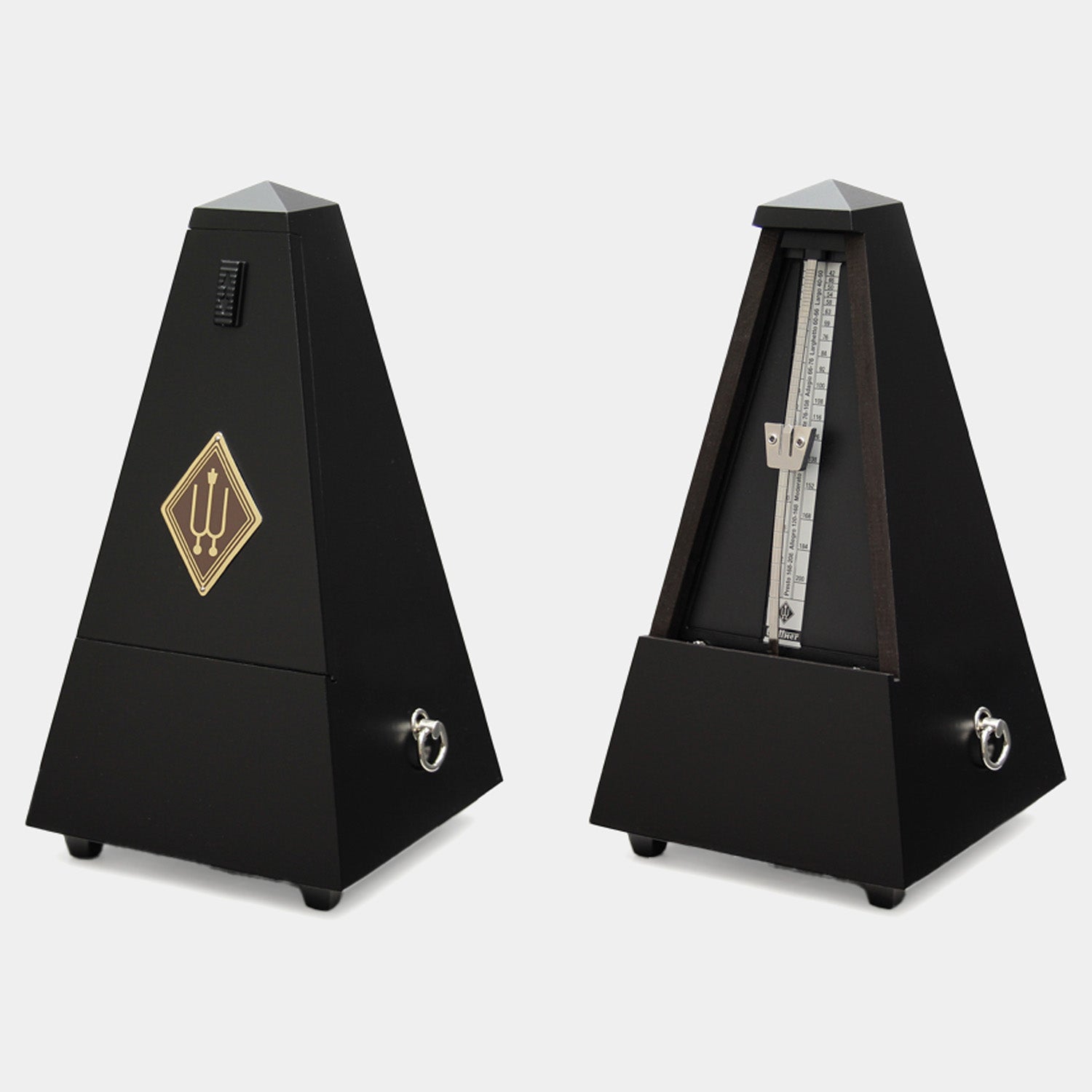 Metronome in Matt Black Solid Wooden Casing